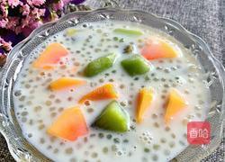 牛奶西米露的做法视频,Q弹西米——牛奶西米露制作教程